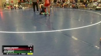 108 lbs Round 6 (8 Team) - Andrew Kennedy, Team Arkansas vs Ace Hensley, Gulf Coast WC