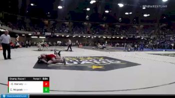 132 lbs Champ. Round 1 - Caden Harvey, Lincoln-Way Central vs Carson Mcpeek, Stockton