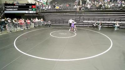 5A 170 lbs Cons. Round 2 - Caitlyn Davis, Roy vs Kapree Bott, Box Elder