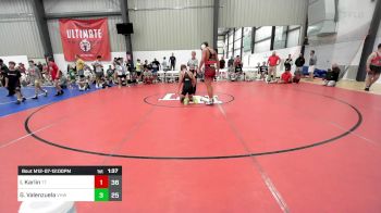 175 lbs 7th Place - Ian Karlin, Team Tugman HS vs Giorgio Valenzuela, VHW Black