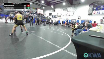 70 lbs Rr Rnd 2 - Caeden Davis, Norman North vs Mateo Sierra, OKC Saints Wrestling
