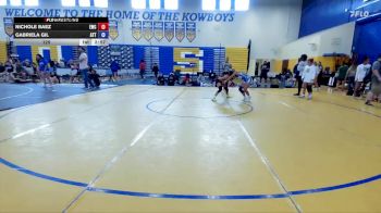 125 lbs Round 3 (6 Team) - Nichole Baez, Eagles WC vs Gabriela Gil, Attack WC