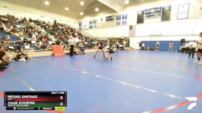 144 lbs Cons. Round 2 - Chase Schurter, Servite High School vs Michael Santiago, ASG