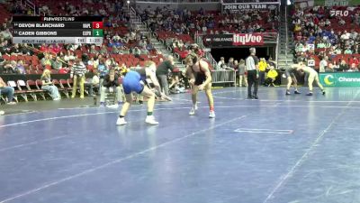1A-157 lbs Cons. Round 3 - Caden Gibbons, Central Springs vs Devon Blanchard, Nashua-Plainfield