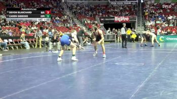 1A-157 lbs Cons. Round 3 - Caden Gibbons, Central Springs vs Devon Blanchard, Nashua-Plainfield