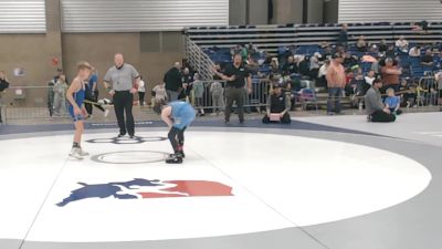 63 lbs Cons. Rd Of 16 - Anthony Melsenti, South Side Wrestling Club vs Zeke McNeil, Contenders Wrestling Academy