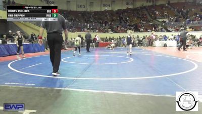 68 lbs Round Of 16 - Bodey Phillips, Bristow vs Keb Deppen, Prodigy Elite Wrestling