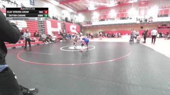 175 lbs Quarterfinal - Tayten Cissne, Chiawana vs Clay Steven Crow, Prosser
