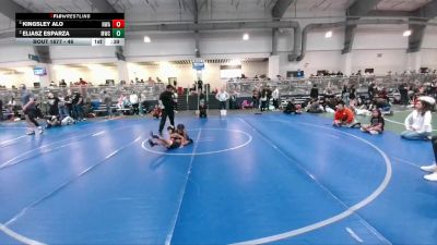 46 lbs 2nd Place Match - Eliasz Esparza, Mission Wrestling Club vs Kingsley Alo, Nolfpack Wrestling Academy