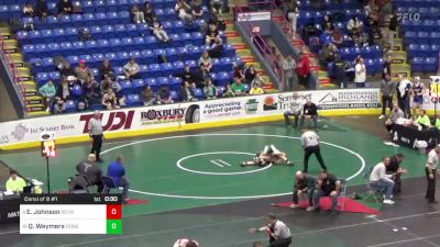 140 lbs Consi Of 8 #1 - Emery Johnson, Reynolds vs Quinn Weymers, Donegal