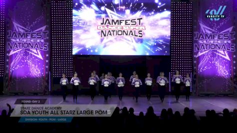 Starz Dance Academy - SDA Youth All Starz Large Pom [2025 Youth - Pom - Large Day 2] 2025 JAMfest Dance Super Nationals