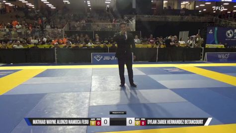 Dylan Zarek Hernandez Betancourt vs Mathias Wayne Alonzo Namoca Fesu 2025 Pan Kids Jiu-Jitsu IBJJF Championship