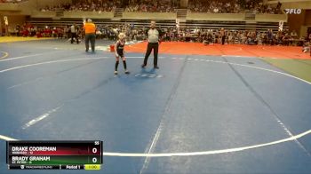 55 lbs Finals (8 Team) - Drake Cooreman, Wabasso vs Brady Graham, St. Peter