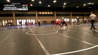 165 lbs C Of 16 #2 - Louie Cerchio, Cornell vs Matthew Olguin, Oregon State