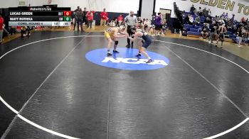 145 lbs Cons. Round 4 - Matt Rothka, Canon McMillon vs Lucas Green, Butler