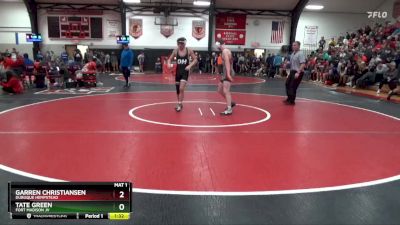 144 lbs Round 1 - Garren Christiansen, Dubuque Hempstead vs Tate Green, Fort Madison JV