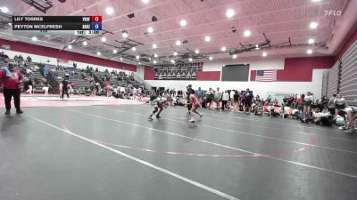 110 lbs Round 4 (12 Team) - Lily Torres, 5280 TWO vs Peyton McElfresh, Daughters Of Zion