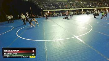 56 lbs Round 2 - Blair Halsted, Hammer Time Wrestling Academy vs Adilyn Schrader, Big Game Wrestling Club