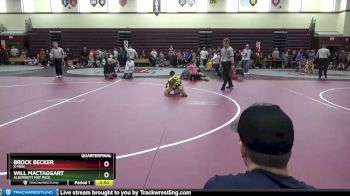 SPW-10 lbs Quarterfinal - Will MacTaggart, Alburnett Mat Pack vs Brock Becker, X-men