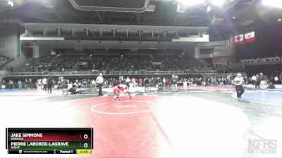 113 lbs Cons. Round 2 - Jake Simmons, Oakdale vs Pierre Laborde-Lagrave, Jesuit