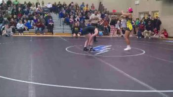 115 lbs Champ. Round 2 - Lilian Fort, Tongue River vs Alara Cooper, Poplar