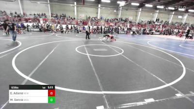 123 lbs Quarterfinal - Giovanni Adame, New Mexico Royalty WC vs Mark Garcia, Badlands WC