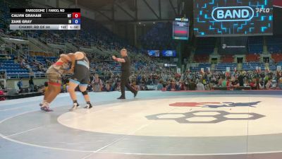 285 lbs Champ. Rd Of 64 - Calvin Graham, MT vs Zane Gray, ID