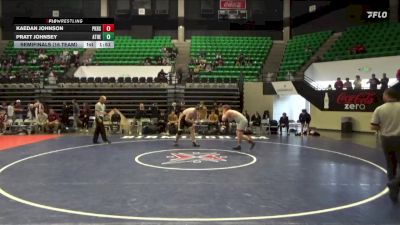 287 lbs Semifinals (16 Team) - Kaedan Johnson, Pike Road School vs Pratt Johnsey, Athens
