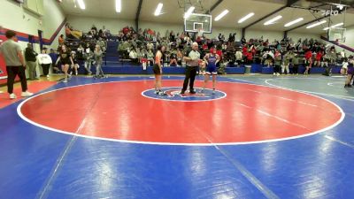 117 lbs Rr Rnd 1 - Stella Caygill, Bixby JH Girls vs December Chaney, Sallisaw JH