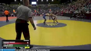 6A - 132 lbs Semifinal - Damian Mendez, Dodge City vs Collin Smith, Gardner Edgerton