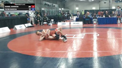 48kg Cons. Semi - Daniel Johnson, Ascendant Martial Arts vs Tayim Dahcha, Matmen Wrestling Club