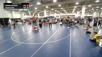 132 lbs Cons. Semis - Gunner Knudsen, Utah vs Calin Olson, Utah
