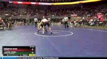 3A-152 lbs Cons. Round 3 - Carter Cahill, Ankeny Centennial vs Brennan Amos, Newton