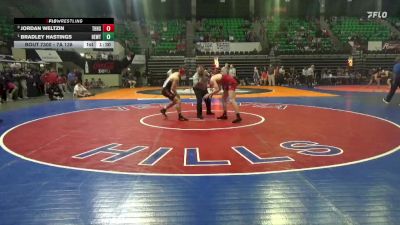 7A 138 lbs 1st Place Match - Bradley Hastings, Hewitt-Trussville vs Jordan Weltzin, Thompson HS