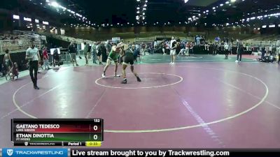 132 lbs Cons. Round 4 - Gaetano Tedesco, Lake Gibson vs Ethan DiNottia, Ft Myers