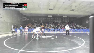 150 lbs 1st Place Match - Isaac Ceja-Villegas, Firebaugh vs Blake Pacheco, Golden West