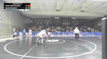 150 lbs 1st Place Match - Isaac Ceja-Villegas, Firebaugh vs Blake Pacheco, Golden West