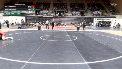 157 lbs Quarterfinal - Max Hermes, Rutgers-Unatt vs Joey Antonio, Army