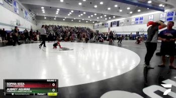 81 lbs Round 3 - Aubrey Aguirre, Threshold Wrestling Club vs Sophia Soza, Madera Grapplers