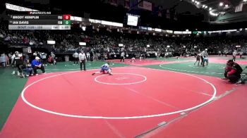 120 lbs Champ. Round 1 - Ian Davis, FDMA vs Brody Kemplin, PROA