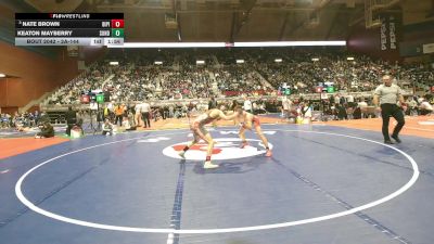 2A-144 lbs Champ. Round 1 - Nate Brown, Big Piney vs Keaton Mayberry, Sundance