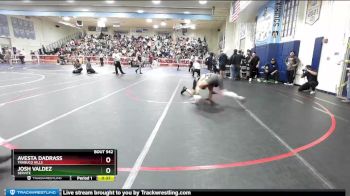 145 lbs Cons. Round 3 - Avesta Dadrass, Trabuco Hills vs Josh Valdez, Servite