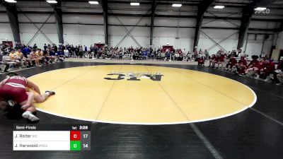 197 lbs Semifinal - Jack Reiter, Rhode Island College vs Johnny Harwood, Western New England