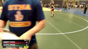 105 lbs Finals (8 Team) - Hunter Janssen, STMA (St. Michael/Albertville) vs Garrett Bjerga, Staples