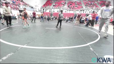 67 lbs Round Of 16 - Ruger Elizondo, Blue Devil Wrestling vs Jett Boland, Cowboy Wrestling Club