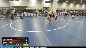 70 lbs Cons. Round 2 - Jace Matson, MN vs Krew Kaska, IA