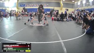 41/44 Round 3 - Lucy Boggs, Spartan Wrestling Club vs Dominic Grabowski, Mighty Warriors