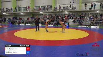 57kg Quarterfinal - Myrna Romero, Jr Badgers vs Michela Giacomin, Dinos WC