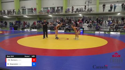 57kg Quarterfinal - Myrna Romero, Jr Badgers vs Michela Giacomin, Dinos WC