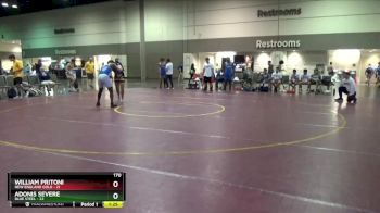 170 lbs Placement Matches (16 Team) - Adonis Severe, Blue Steel vs William Pritoni, New England Gold